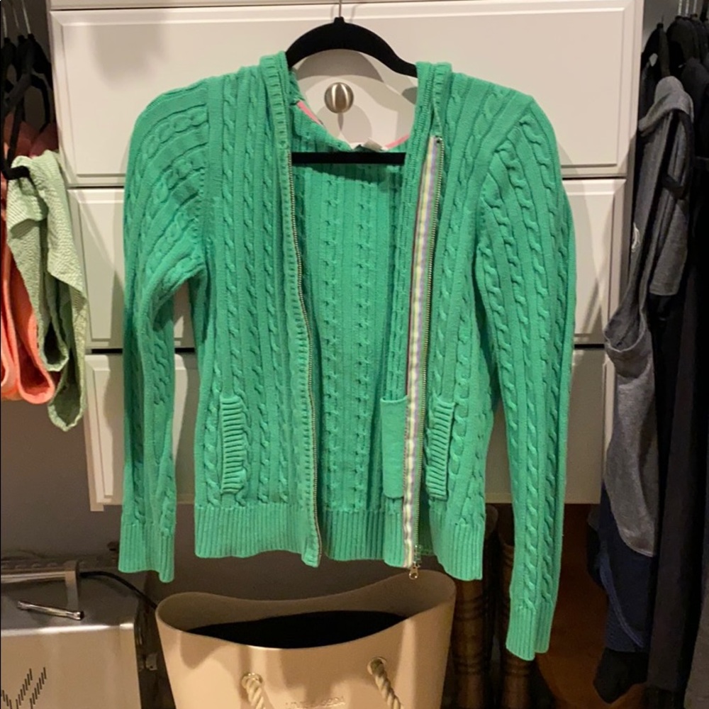 Lilly Pulitzer cable knit sweater